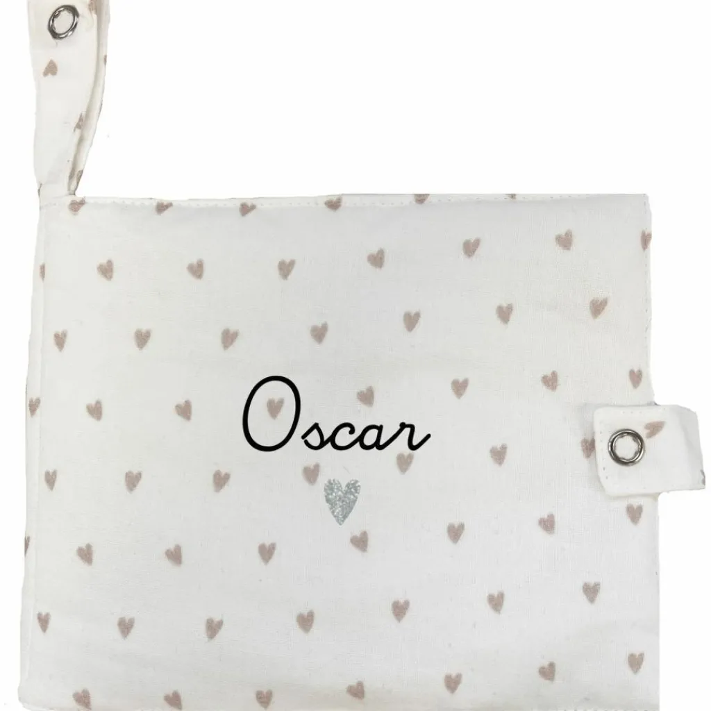 Discount Mini album photo Gaze Coeurs (personnalisable) Album Photo Tissu