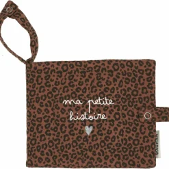 Clearance Mini album photo Gaze Léopard Marron (personnalisable) Album Photo Tissu