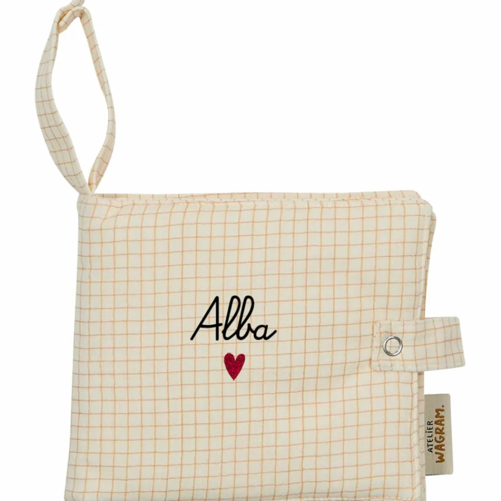 Sale Mini album photo Gaze Petits Carreaux (personnalisable) Album Photo Tissu