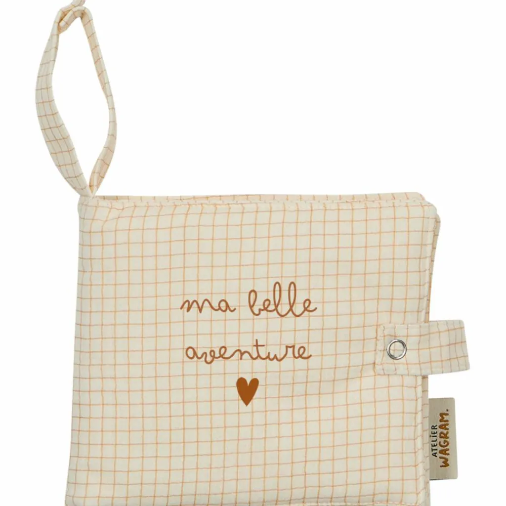 Sale Mini album photo Gaze Petits Carreaux (personnalisable) Album Photo Tissu