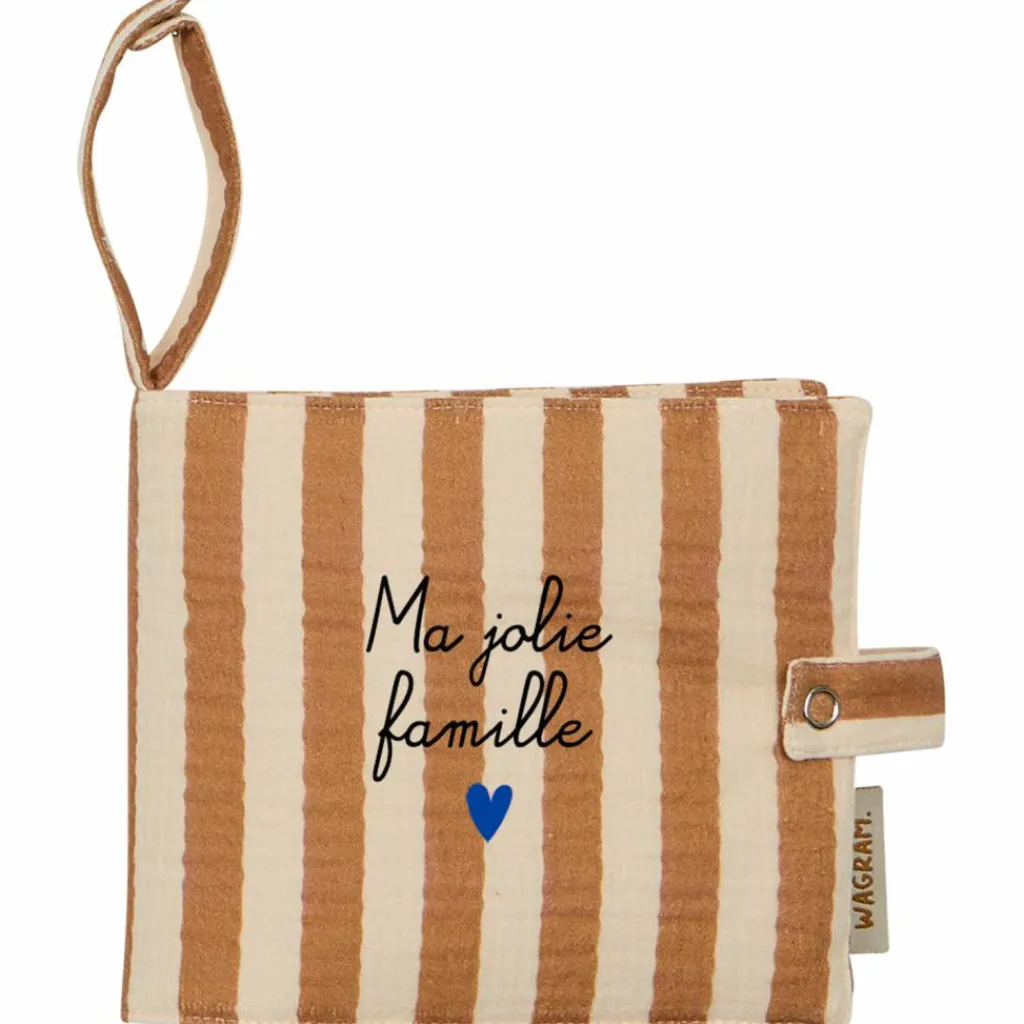 Outlet Mini album photo Rayures Larges (personnalisable) Album Photo Tissu