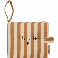 Outlet Mini album photo Rayures Larges (personnalisable) Album Photo Tissu