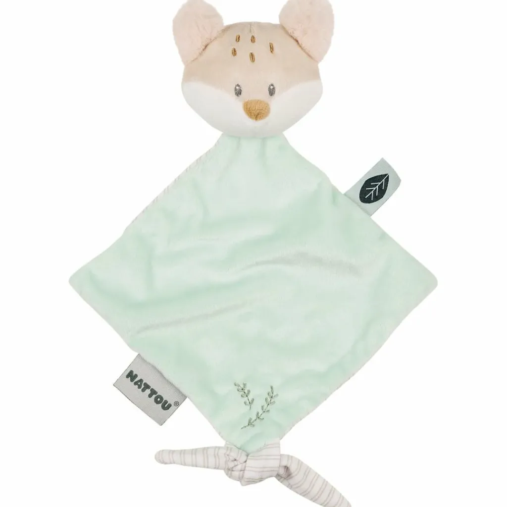 Discount Mini doudou attache sucette Flo le Renard (19 cm) Doudou Attache Sucette