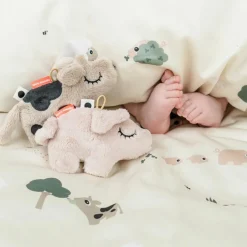 Mini hochet sensoriel Pigee Rose Hochet