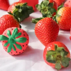 Discount Mini jouet de dentition Chewy Sweetie la fraise Jouet / Anneau De Dentition