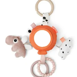 Discount Miroir d'activité To go Happy clouds papaye Jouet D'Activités À Suspendre
