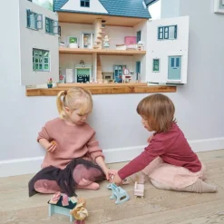 Hot Mobilier pour poupée Cuisine en bois Figurines De Jeu