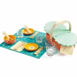 Clearance Mon panier pique-nique en bois Dînette Et Aliments Factices
