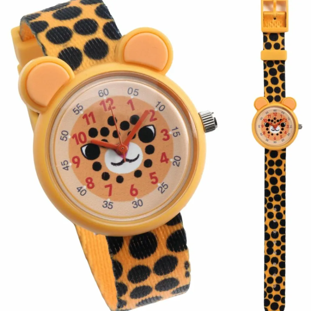 New Montre enfant Ticlock Guépard Apprentissage Du Temps Et Quotidien