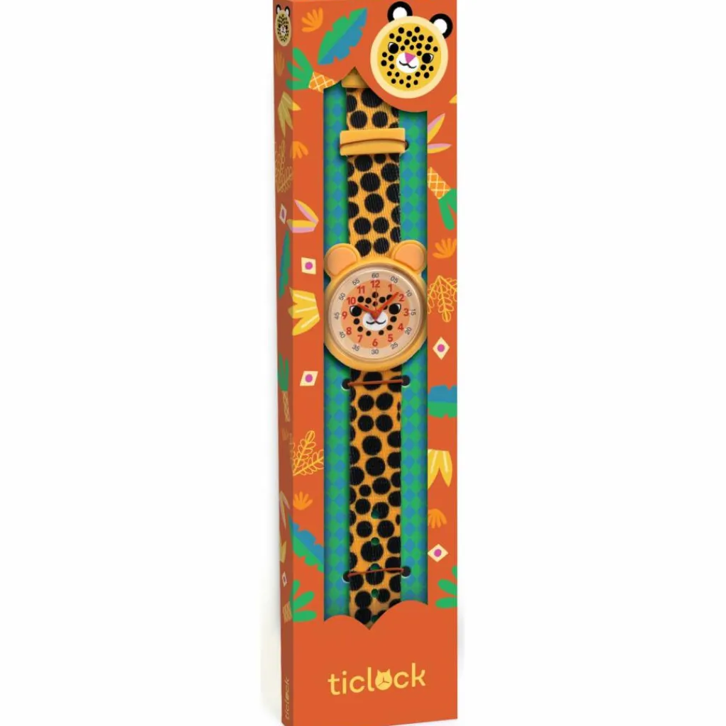 New Montre enfant Ticlock Guépard Apprentissage Du Temps Et Quotidien