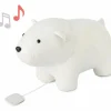 New Nathan l'Ours Blanc Les Animaux Musicaux Peluche Musicale