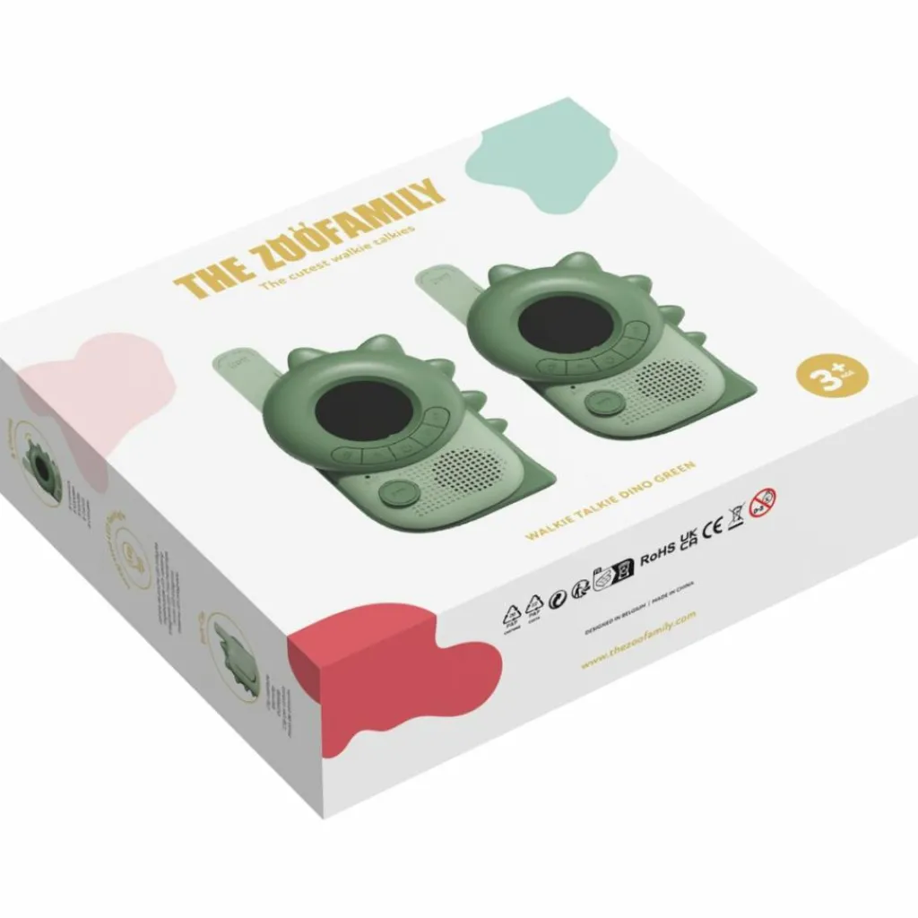 Best Paire de Talkie-Walkie Zoo Dino Green Talkie-Walkie