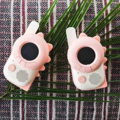New Paire de Talkie-Walkie Zoo Dino Pink Talkie-Walkie