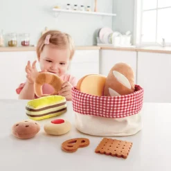 Clearance Panier de pains et gâteaux (9 pièces) Dînette Et Aliments Factices