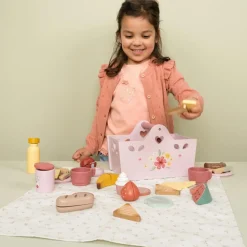 Hot Panier de pique-nique Dînette Et Aliments Factices