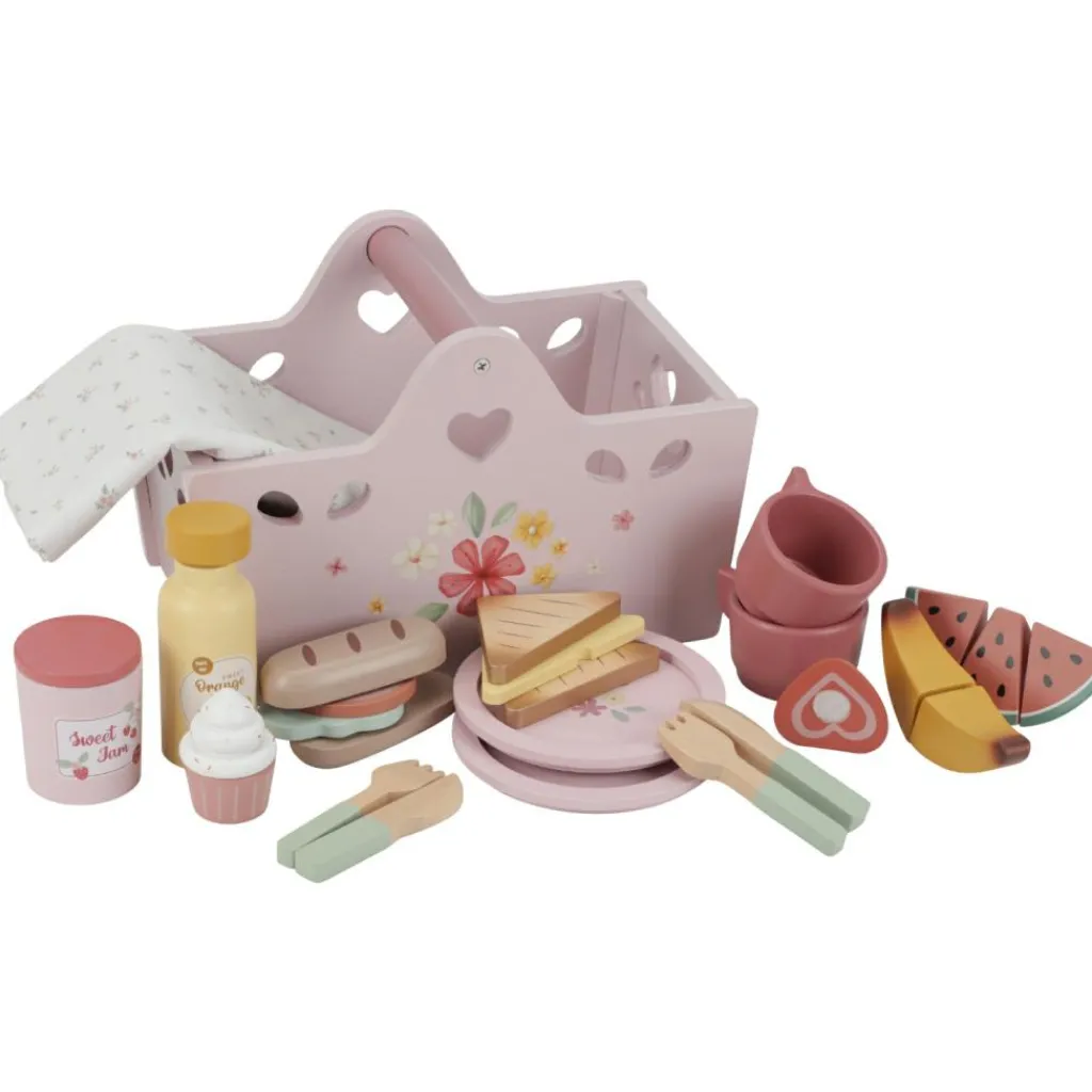 Hot Panier de pique-nique Dînette Et Aliments Factices