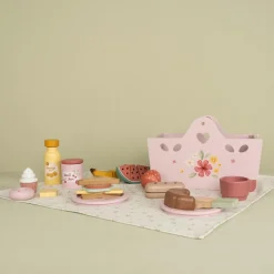 Hot Panier de pique-nique Dînette Et Aliments Factices