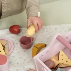 Hot Panier de pique-nique Dînette Et Aliments Factices