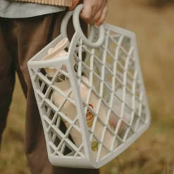 Panier de plage en silicone Bleu Perle Jouet De Plage / Piscine