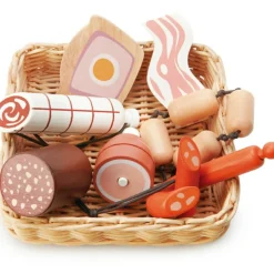 Hot Panier du marché Charcuterie Dînette Et Aliments Factices