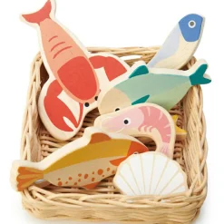 Hot Panier du marché Fruits de mer Dînette Et Aliments Factices