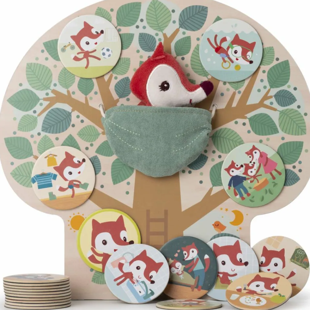 Panneau d'activités Alice Arbre je raconte ma journée Jouet D'Activités