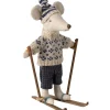 Online Papa Souris en hiver et sa paire de skis Bleu Figurines De Jeu