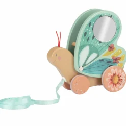 Papillon à tirer trois petits lapins Jouet À Tirer / Pousser