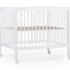 Parc 97 blanc avec roues (75 x 95 cm) Parc Bébé Et Accessoires