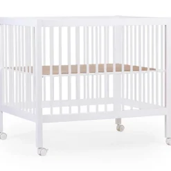 Parc 97 blanc avec roues (75 x 95 cm) Parc Bébé Et Accessoires