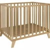 Hot Parc Alix Bois de hêtre Naturel (95 x 75 cm) Parc Bébé Et Accessoires