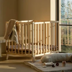 Hot Parc Alix Bois de hêtre Naturel (95 x 75 cm) Parc Bébé Et Accessoires