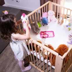 Hot Parc bébé pliant Moritz Natural (89 x 95 cm) Parc Bébé Et Accessoires