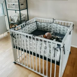 Best Parc bébé pliant Moritz White (89 x 95 cm) Parc Bébé Et Accessoires