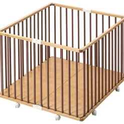 Sale Parc pliant carré en bois Gaby hybride vieux rose Parc Bébé Et Accessoires