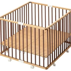 Sale Parc pliant carré en bois Gaby hybride vieux rose Parc Bébé Et Accessoires