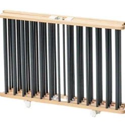 Discount Parc pliant carré en bois Gaby hybride anthracite Parc Bébé Et Accessoires