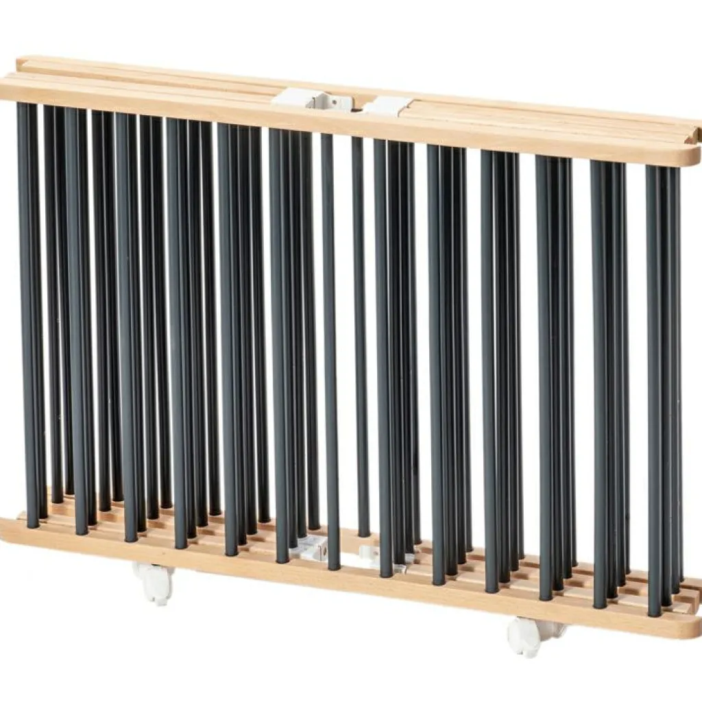 Discount Parc pliant carré en bois Gaby hybride anthracite Parc Bébé Et Accessoires