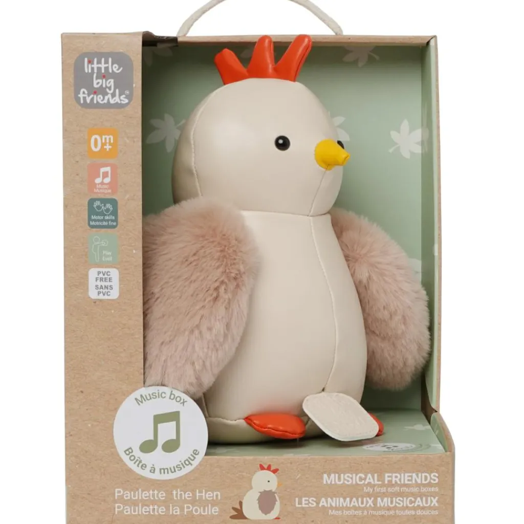 Outlet Paulette la Poule Les Animaux Musicaux Peluche Musicale