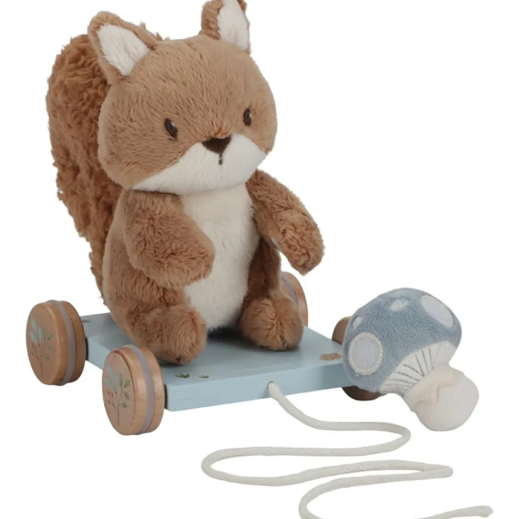 Peluche à tirer écureuil FSC Forest Friends Jouet À Tirer / Pousser