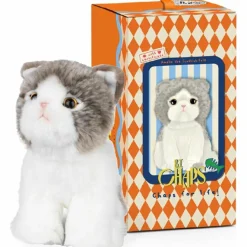 Peluche Amélie le Scottisch Fold (17 cm) Petite Peluche (< 20 Cm)
