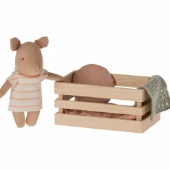 Discount Peluche Bébé cochon fille et sa caisse Peluche Moyenne (20-59 Cm)