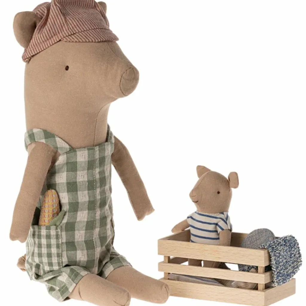 Peluche cochon garçon Peluche Moyenne (20-59 Cm)