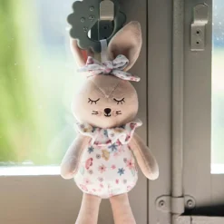 Sale Peluche de dentition Lapin Garden (28 cm) Jouet / Anneau De Dentition