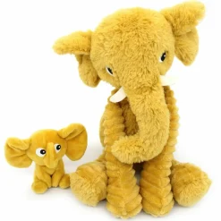Hot Peluche Dimoitou maman et bébé Les Ptipotos Moutarde (35 cm) Peluche Moyenne (20-59 Cm)