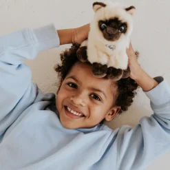 Hot Peluche Eddie le Siamois (17 cm) Petite Peluche (< 20 Cm)