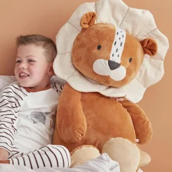 Sale Peluche géante lion Babou (80 cm) Grande Peluche (60 Cm Et +)