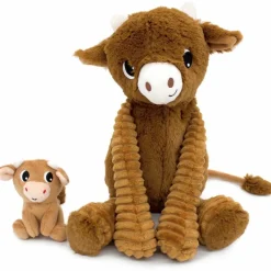 Online Peluche Hindou maman et bébé Les Ptipotos Cassonade (31 cm) Peluche Moyenne (20-59 Cm)