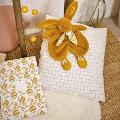 Discount Peluche Lapin Doudou Pantin ocre (18 cm) Petite Peluche (< 20 Cm)