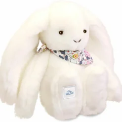 Peluche Lapin Fleurette Blanc (25 cm) Peluche Moyenne (20-59 Cm)